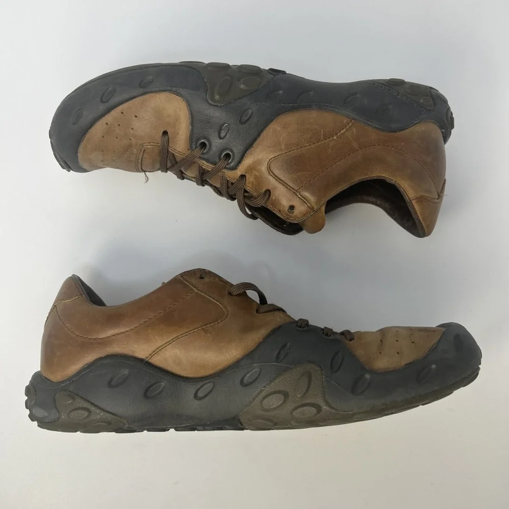 Merrell‎ Shockwave Mahogany Casual Shoe Men's Size 7 Brown Leather Cushioned